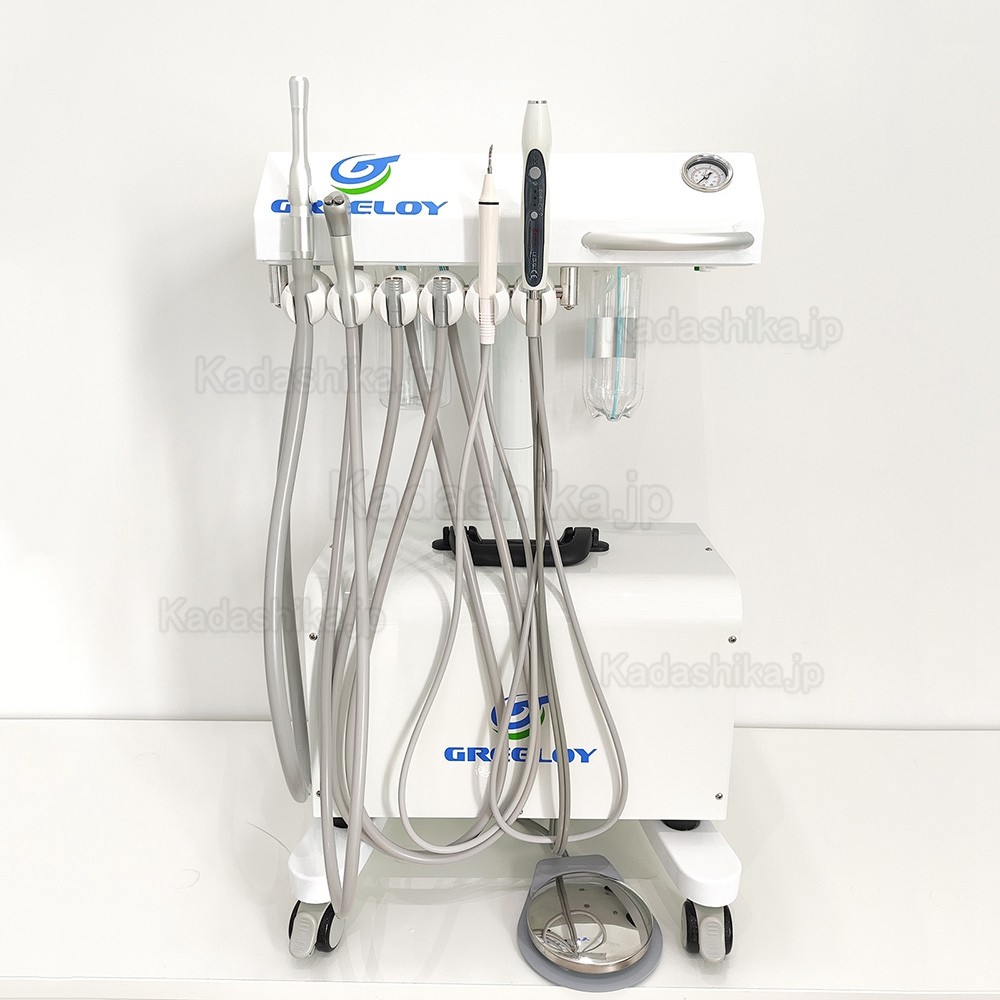 Greeloy® 可搬式歯科診療台 GU-P302 + エアーコンプレッサーGU-P300 セット